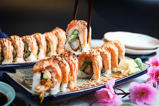 Ebi Salmon Maki