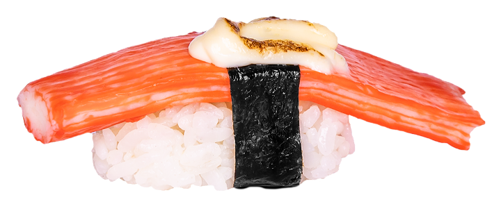 Flamed Kani nigiri (2)