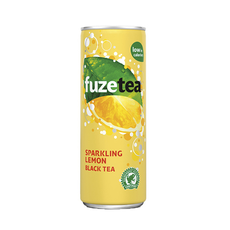 Fuze Tea Sparkling Lemon Black Tea