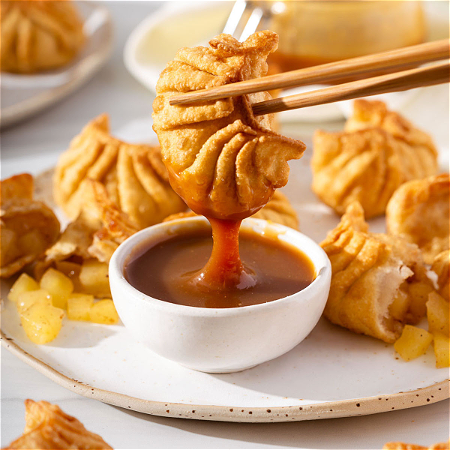 Apple Pie Gyoza 