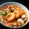 Seafood Udon Soep