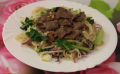 Pho xao bo / Shaked noodles with beef