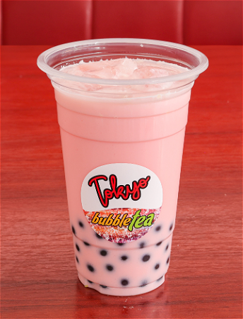 Strawberry milk tea