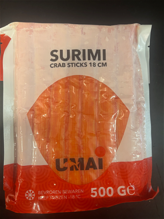 Surimi Crabsticks 18cm 500gram