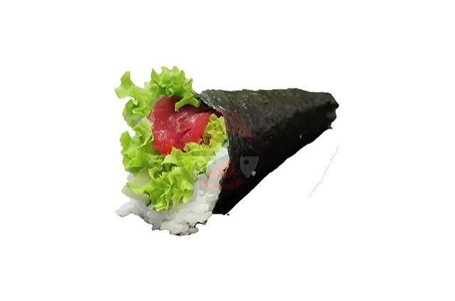Spicy maguro handroll 
