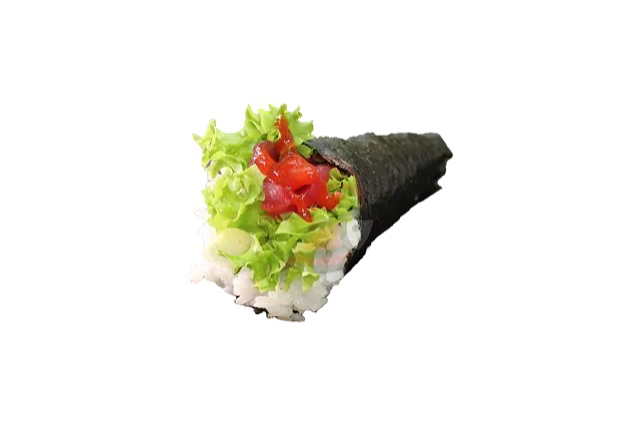 Spicy maguro handroll 