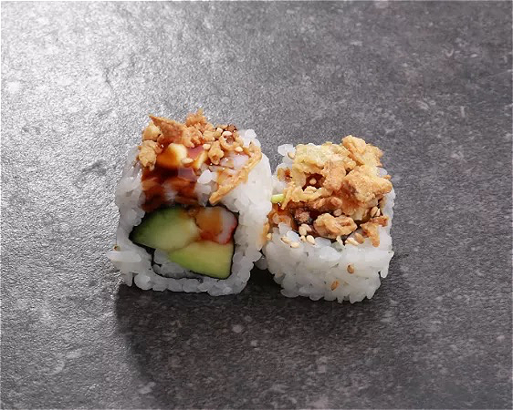 Crunchy salmon roll