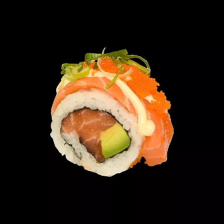 Softshell salmon roll 