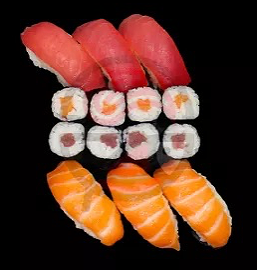 Sushi salmon tuna (12 stuks)