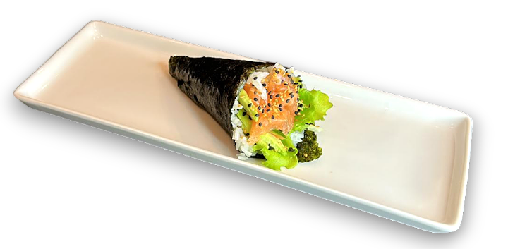 Sake handroll