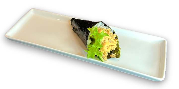 Tuna salad handroll