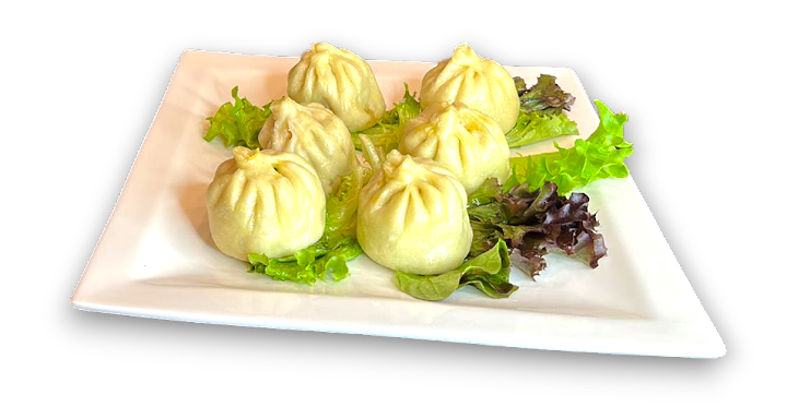 Steamed beef buns ( tibetan Momo 6 pcs