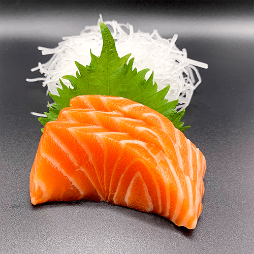 Salmon sashimi