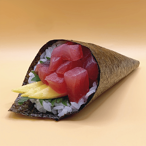 Sweet tuna temaki