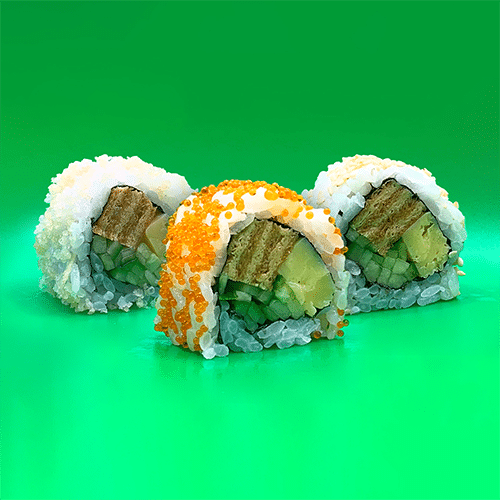 Veggie roll uramaki