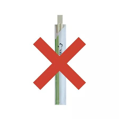 GEEN CHOPSTICKS!