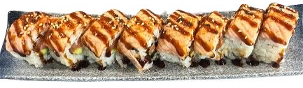*NEW* Flaming Crazy Salmon Roll