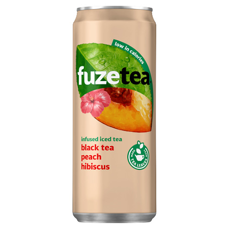 Fuze Tea Black Tea Peach Hibiscus 
