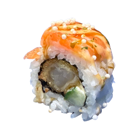 Spicy salmon ebi roll 