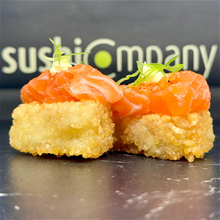 Crispy rice zalm tartar 8 stuks 