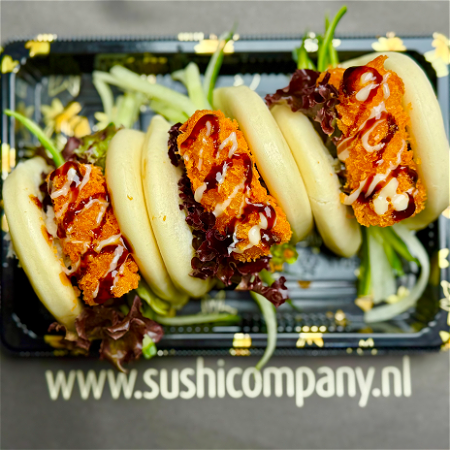 Bao Bun Ebi tempura 3 stuks