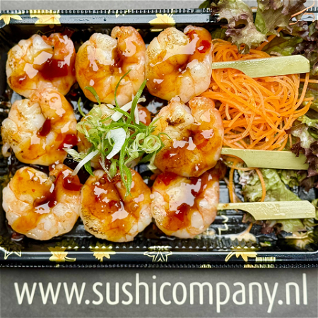 Teppanyaki Garnalen 3 Spies