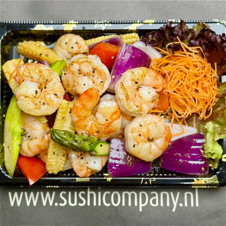 Teppanyaki Garnalen 500 gram