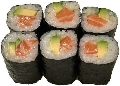 Sake avocado maki