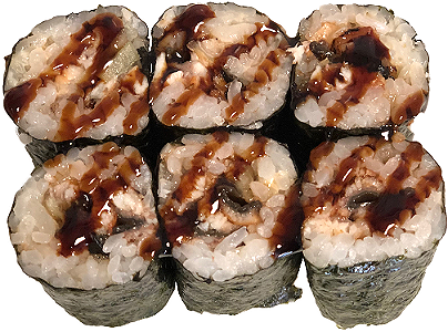 Unagi maki Gluten