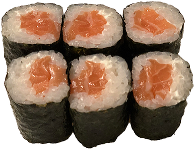 Cheese salmon maki 