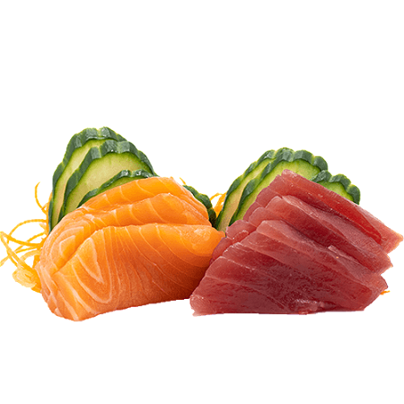 Sashimi zalm en tonijn 