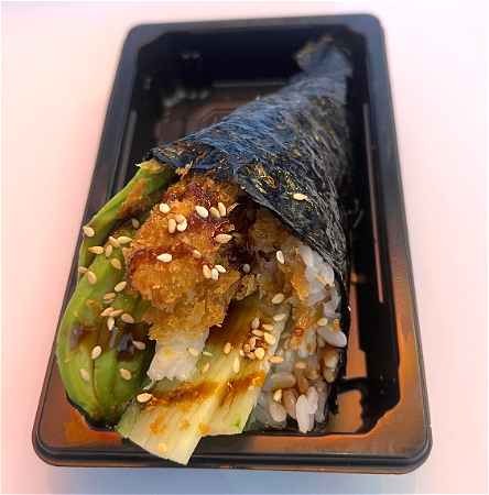 Tempura ebi handroll 