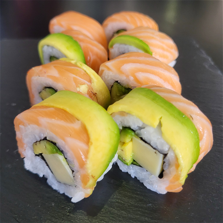 Zalm en kaas roll