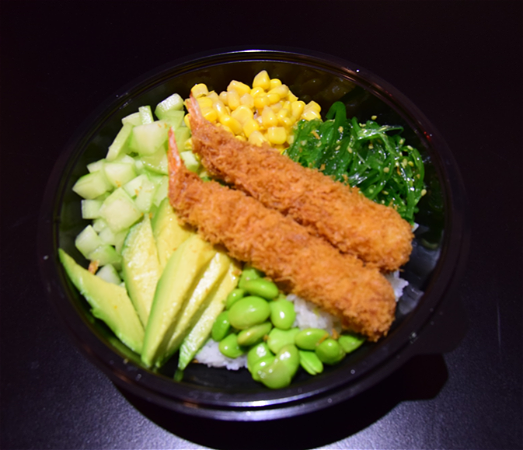 ebi tempura poke bowl 500 ml
