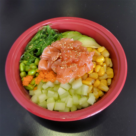 zalm poke bowl 500ml