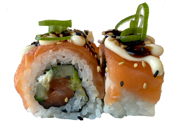 Teriyaki Salmon Roll 8st.