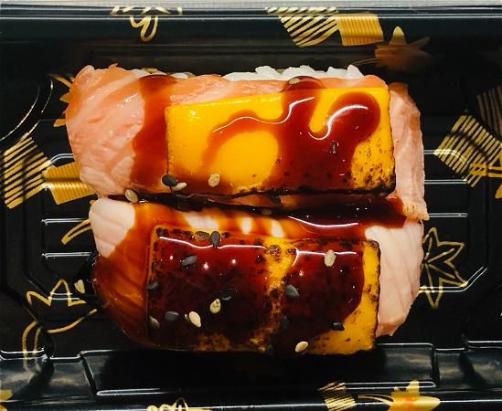 flamed cheese sake 2stuks 