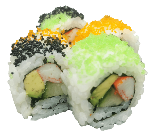 Rainbow California uramaki