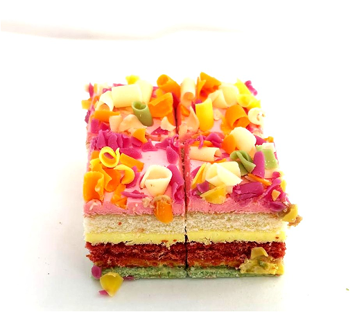 Rainbow mini cake 4 pieces