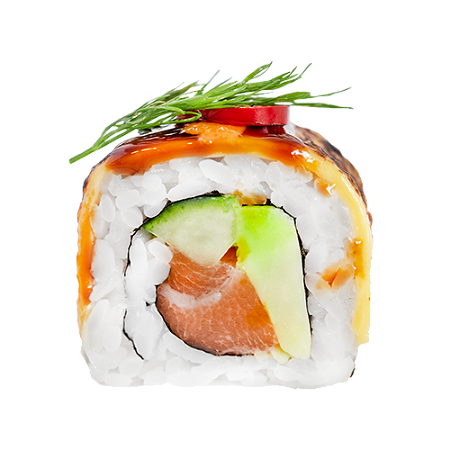 Flamed Cheese Salmon Roll 8st