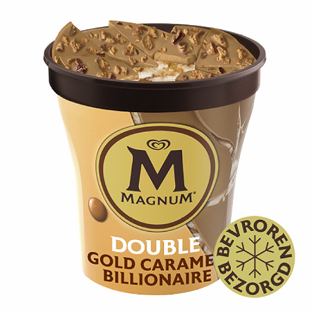 Magnum Dubble Gold Caramel Billionaire 440ml