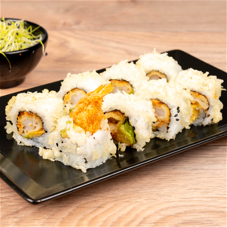 Inside out ebi fry sushi, 8 stuks