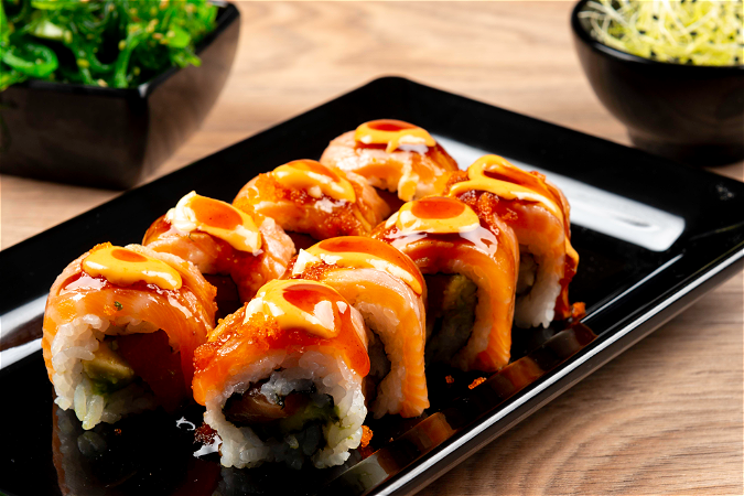 Double Salmon Roll 8st