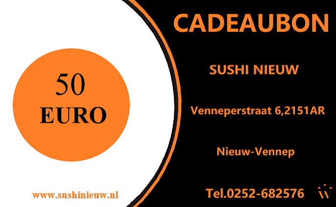 Cadeaubon T.W.V €50