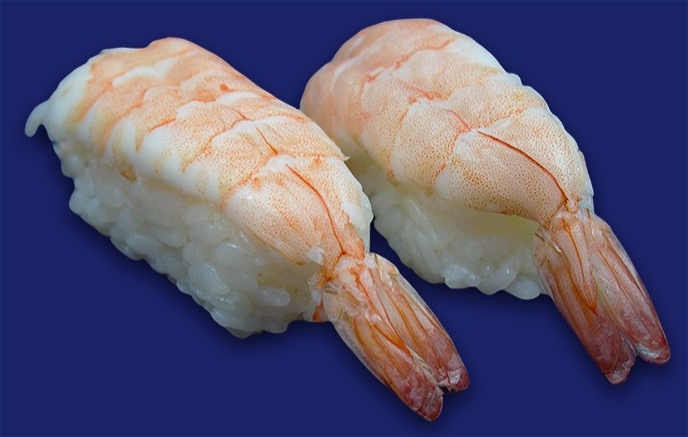 Nigiri shrimps