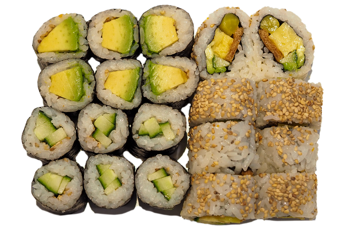 Sushi veggie mix box (20 stuks)