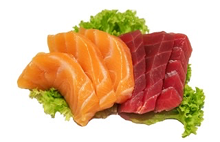 Sashimi zalm/tonijn (6 stuks)