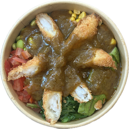 NEW: Poke thaise groene curry met Ebi