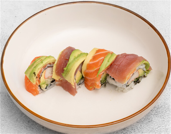 Rainbow Roll  (4 ST)