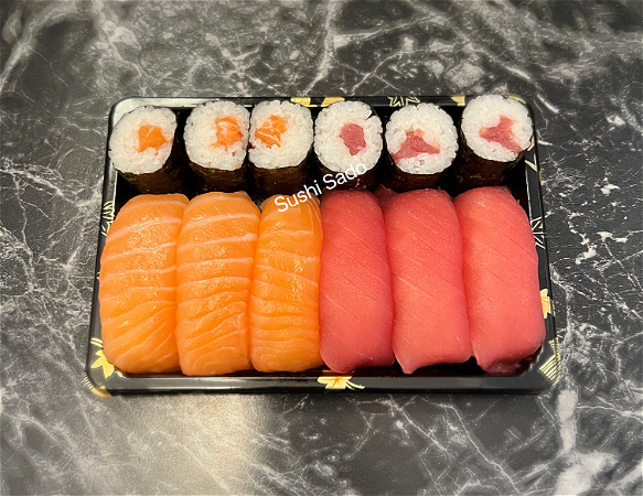 Sushi zalm/tonijn  BOX 12 stuks